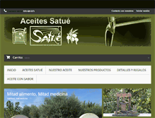 Tablet Screenshot of aceitessatue.com